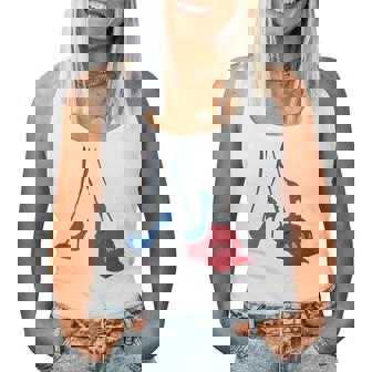 Kamala Harris Heel Stepping On Maga Hat Anti Trump Women Tank Top | Mazezy