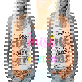 Little Miss Kindergarten Back To School Kindergarten Girls Women Tank Top - Monsterry