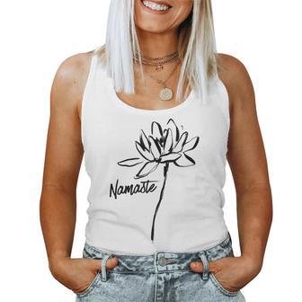 Lotus Flower Namaste Heavily Meditated Yoga Spiritual Yoga Women Tank Top - Thegiftio UK