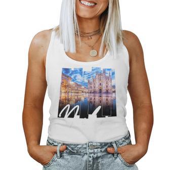 Milano For Milano Italy Souvenirs Women Tank Top - Thegiftio UK