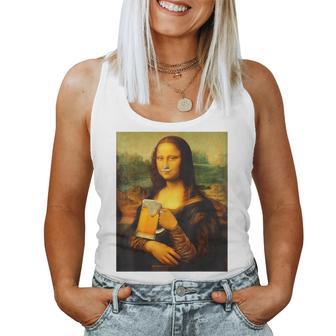 Mona Lisa X Bier La Gioconda Leonardo Dainci Beer Fun Hq Tank Top Frauen - Geschenkecke