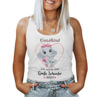 Nachwuchserkunden Ich Werde Große Schwester 2025 Tank Top Frauen - Geschenkecke