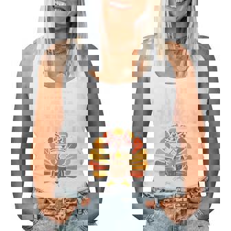 Im The Nana Turkey Matching Family Thanksgiving Grandma Women Tank Top - Monsterry