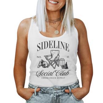 Sideline Social Club Soccer Mom Game Day Women Tank Top - Thegiftio UK