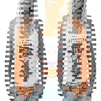 Werewolf Little Monster Matching Halloween Costume For Girls Women Tank Top - Monsterry