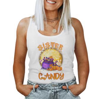 Will Trade Sister For Candy Matching Halloween Brother Women Tank Top - Thegiftio UK