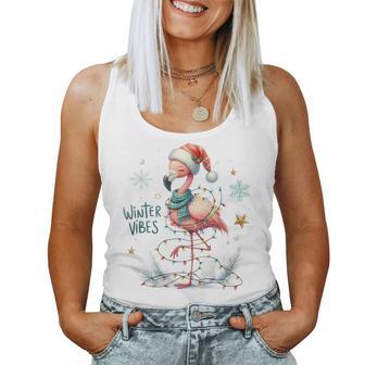 Winteribes Flamingo Christmas Xmas Slogan Tank Top Frauen - Geschenkecke