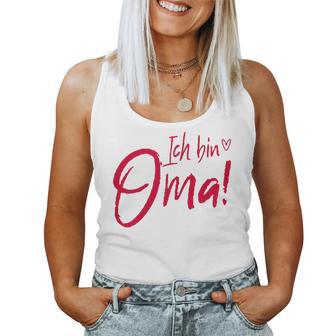 Women's Ich Bin Oma Werden Zur Oma Befördert Ich Bin Oma Werden Zur Oma S Tank Top Frauen - Geschenkecke