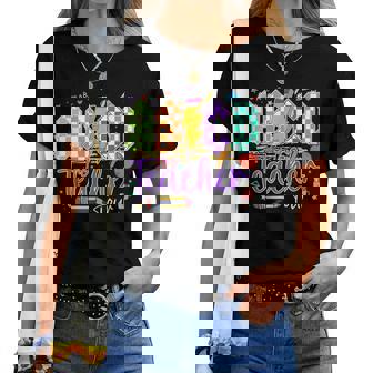 Abcd The Teacher Tour Rockin' Teacher Last Day Of School Women T-shirt - Monsterry