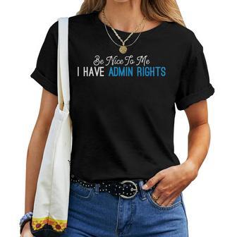 Admin Informatiker Women's T-shirt Frauen - Geschenkecke