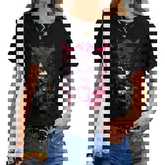 Anime Goth Girl Estética Japonesa Grunge Terror Camiseta de mujer - Regaloses