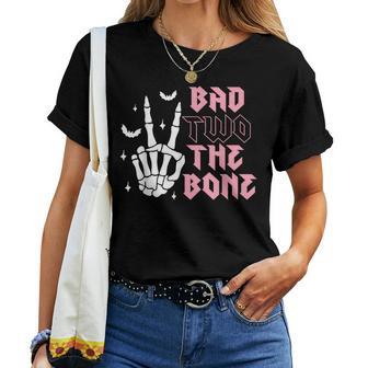 Bad Two The Bone Birthday 2Nd 2 Years Old Birthday Boy Girl Women T-shirt - Thegiftio UK