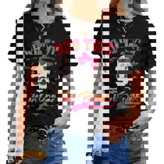 Bad Two The Bone Party Halloween 2 Years Old Birthday Girl Women T-shirt - Thegiftio UK