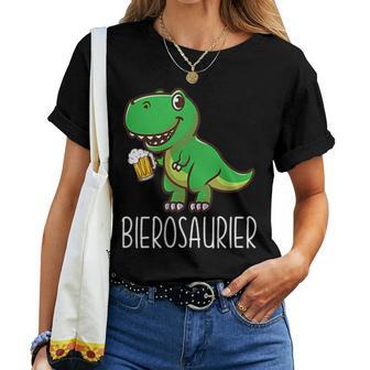 Beer Dinosaur Beer Saufen Party Beer Drinker Saying T-shirt Frauen - Geschenkecke