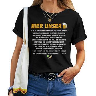 Bier Unser Beer Lovers T-shirt Frauen - Geschenkecke