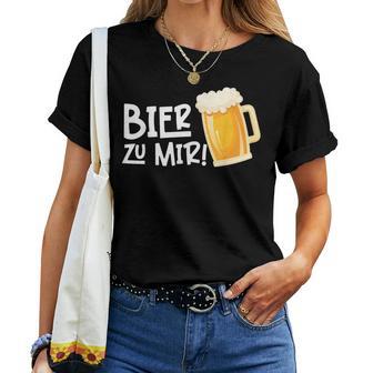 Bier Zu Mir Oktoberfest Costume Women T-shirt Frauen - Geschenkecke