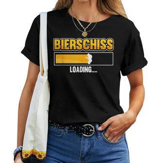 Bierschiss Beer Saufen Party Drinker Saying T-shirt Frauen - Geschenkecke