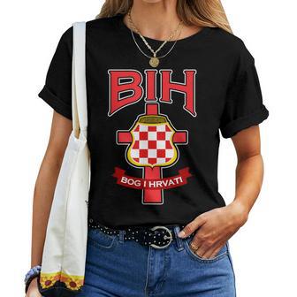 Bog I Hrvati Croatia Flag Idea For Christians T-shirt Frauen - Geschenkecke