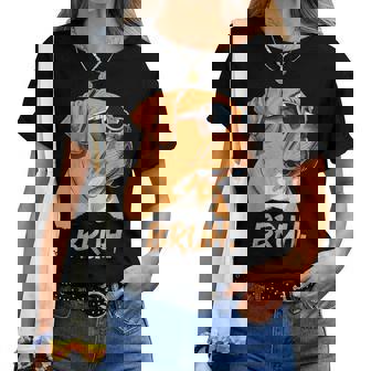 Bruh Meme Saying Bruh With Dog Face Ns Boy Girls Women T-shirt | Mazezy