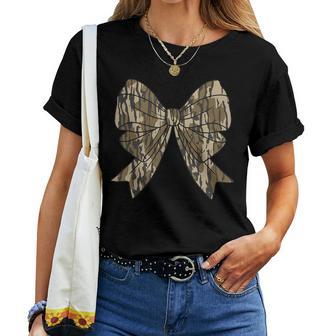 Camo Coquette Bow Duck Hunt Duck Hunting Girls Kid Women T-shirt - Thegiftio UK