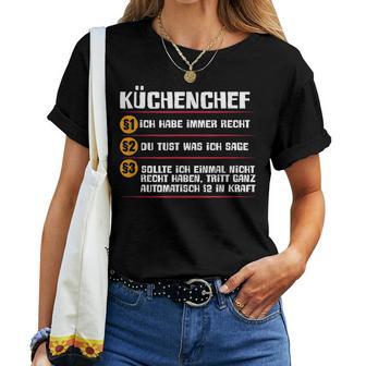 Chef's Kitchen Rules Chef Women's T-shirt Frauen - Geschenkecke