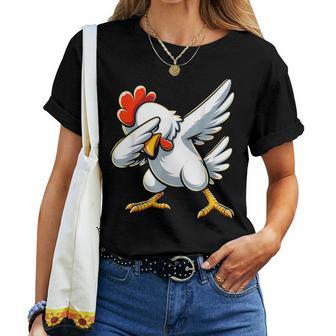 Dabbing Chicken Lover Dab Women T-shirt - Thegiftio UK