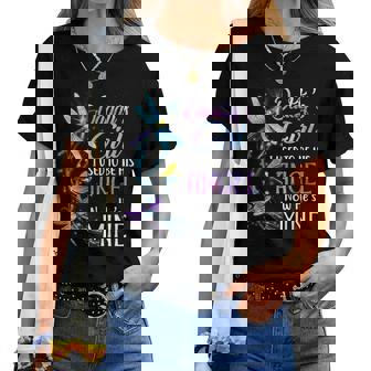 Daddy's Girl I Used To Be His Angel Now He's Mine Women T-shirt - Monsterry