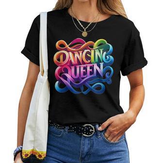 Dancing Queen Retro Disco Party T-shirt Frauen - Geschenkecke