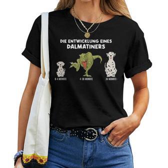 Die Entwicklung Eines Dalmatians Mama Dalmatian T-shirt Frauen - Geschenkecke