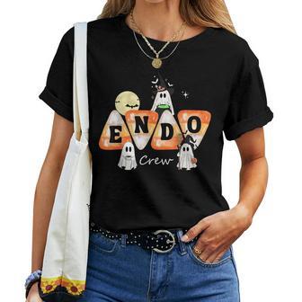 Endo Crew Endoscopy Nurse Gi Colonoscopy Colon Halloween Women T-shirt - Thegiftio UK