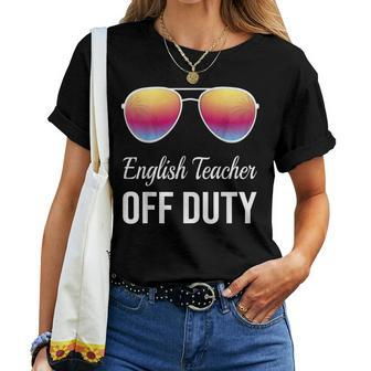 English Teacher Farewell Retirement School Memory Class Women T-shirt - Monsterry