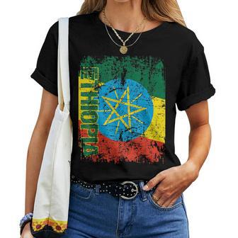 Ethiopia Flag Children T-shirt Frauen - Geschenkecke