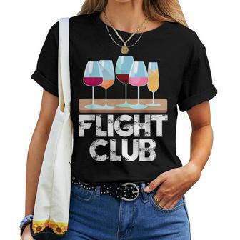 Flight Wine Club Fomo Wine Tasting Sample Rose Red White Women T-shirt - Thegiftio UK