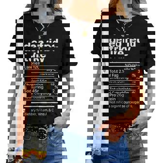 Fried Turkey Thanksgiving Nutrition Ingredients Nutritional Women T-shirt - Monsterry