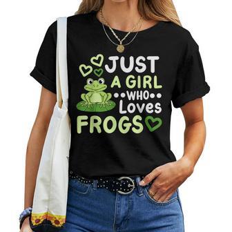 Frog Frogs Frog Owner Frog Lover For Girls Women Women T-shirt - Thegiftio UK