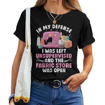 Quilting For Sewing Sew Quilter Sewer Women T-shirt - Thegiftio UK