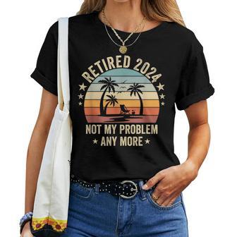 Retired 2024 Nicht Mein Problem Mehr T-shirt Frauen - Geschenkecke