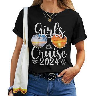 Girls Cruise 2024 Girls Cruise Trip 2024 Vacation Lovers Women T-shirt - Thegiftio UK