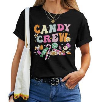 Groovy Halloween Candy Crew Candyland Sour Patch Women T-shirt - Thegiftio UK