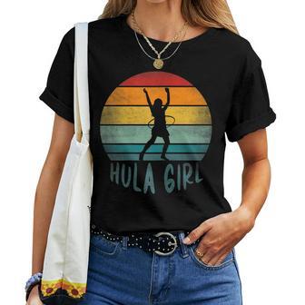 Hulahoop Hullern Hula Girl Hoola Hop Training Women's Hoopen T-shirt Frauen - Geschenkecke