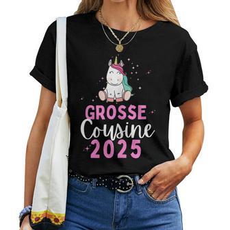 Ich Werde Große Cousin 2025 Unicorn Girls' Cousin T-shirt Frauen - Geschenkecke