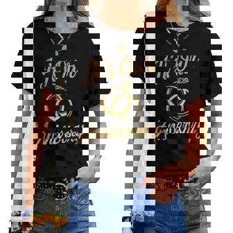 It's Our Anniversary For Married Couples Husband Wife Women T-shirt | Seseable UK