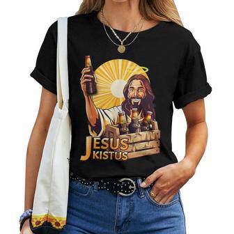 Jesus Kistus Beer God T-shirt Frauen - Geschenkecke