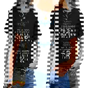 L'humour J'ai Pas Toujours Raison Humoristique Jamais Tort T-shirt femme - Cadeauxyz
