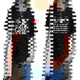 I Love My Hot Blonde Girlfriend I Heart My Blonde Hot Gf T-shirt femme - Cadeauxyz
