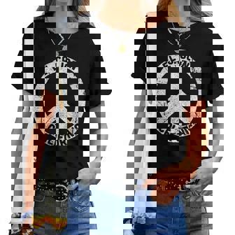 Love Peace From El Cajon État D'origine En Californie T-shirt femme - Cadeauxyz