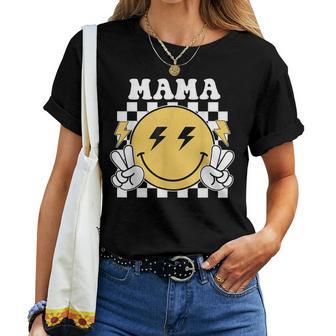 Mama One Happy Dude Birthday Theme Family Matching Women T-shirt - Thegiftio UK