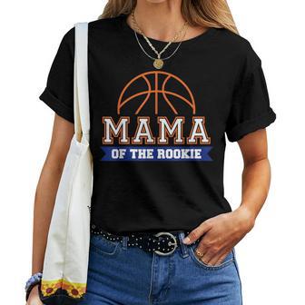 Mama Of Rookie 1St Birthday Basketball Theme Matching Party Women T-shirt | Seseable UK
