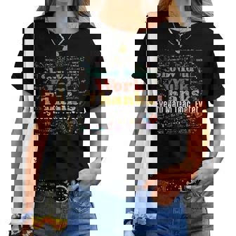 Math Teacher Show Your Work Thanks Every Math Teacher Women T-shirt | Seseable UK