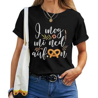 I Mog Mi Ned Aufbrezelnolksfest Beer Dirndl Costume T-shirt Frauen - Geschenkecke